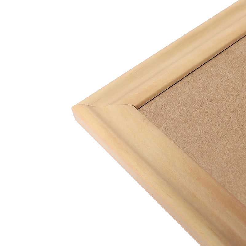 Marco de imagen de PS arqueado de madera clara