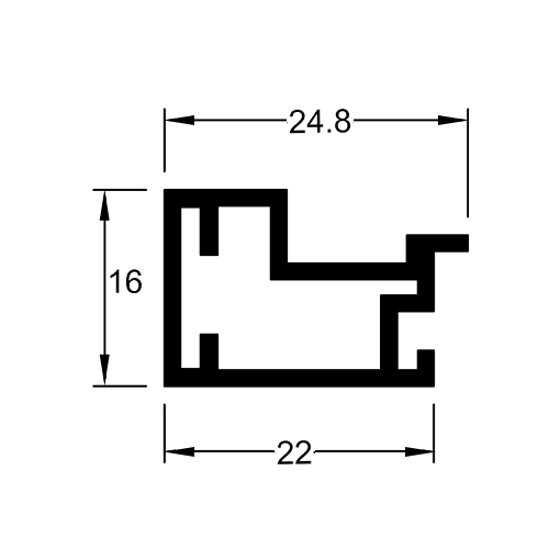Marco de imagen de PVC